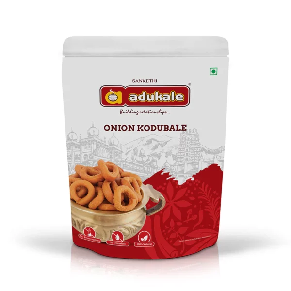 Onion Kodubale | Crispy and Spicy South Indian Snack | Adukale | Saviruchi Foods