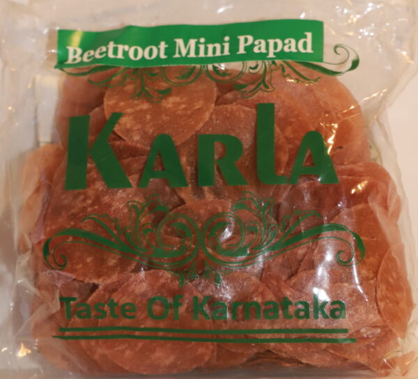 Beetroot Mini Papad | Colorful and Crunchy Snack Delight | Karla | Saviruchi Foods