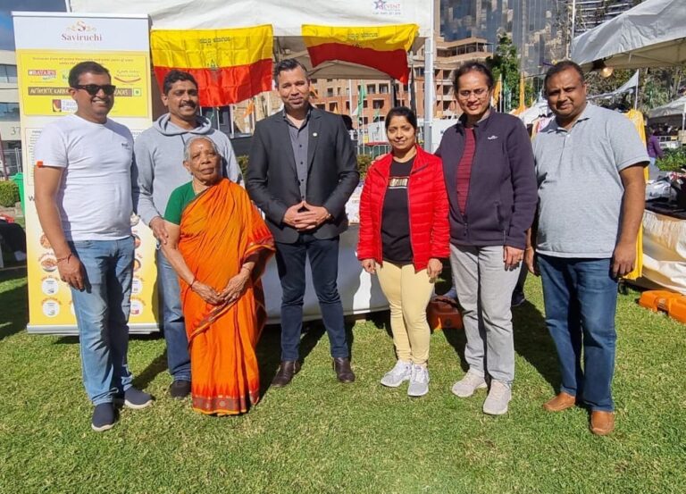Saviruchi Team with Deputy Lord Mayor Cr Sameer Pandey, Parramatta